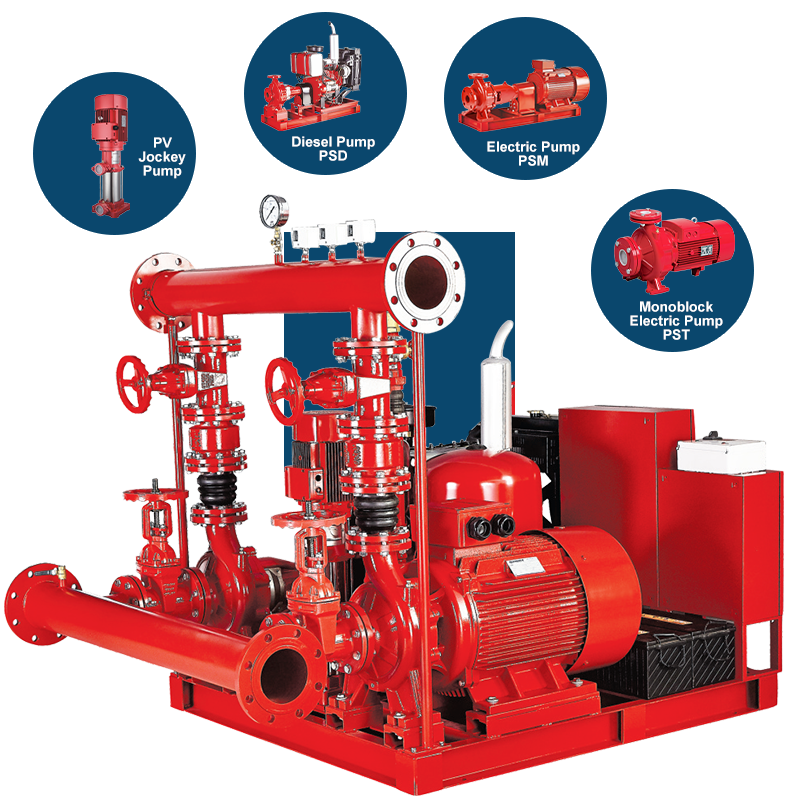 NFPA20 소방 펌프 시스템